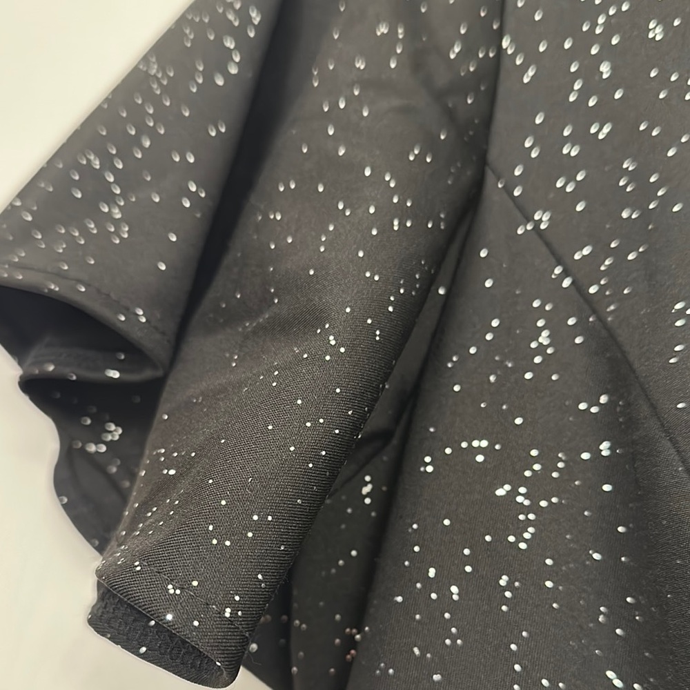 Ever Pretty Black Silver Flutter Sleeve Midi Dress - Picture 9 of 12